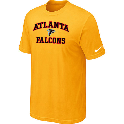 Nike Atlanta Falcons Heart & Soul NFL T-Shirt - Yellow